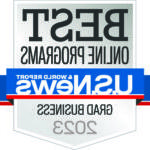 US News Best Online Grad Program Badge